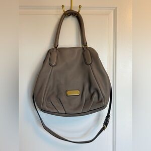 Marc by Marc Jacobs New Q Fran Shoulder Bag- cement grey